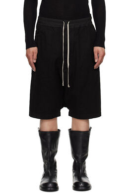 Rick Owens Drkshdw: Чёрные шорты 