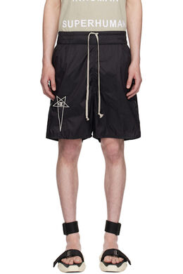 Rick Owens: Чёрные шорты  Champion