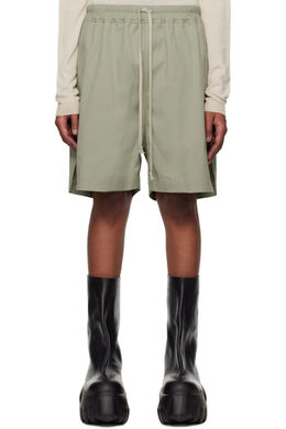 Rick Owens: Зелёные шорты 