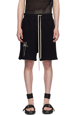 Rick Owens: Чёрные шорты  Champion