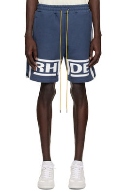 Rhude: Синие шорты 