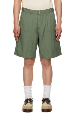 Carhartt Work In Progress: Зелёные шорты 