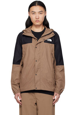 The North Face: Коричневая куртка 