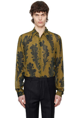 Dries Van Noten: Рубашка с воротником 
