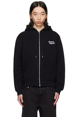Maison Kitsuné: Чёрная толстовка 