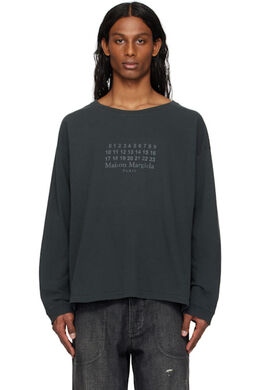Maison Margiela: Чёрная футболка 