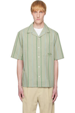 Maison Kitsuné: Зелёная рубашка 