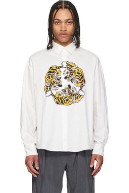 Kenzo: Белая рубашка  Paris