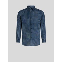 Etro: Синяя рубашка 