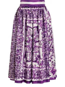 Dolce & Gabbana: Шёлковая юбка 