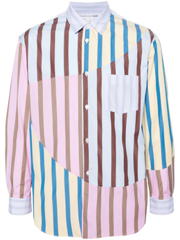 Comme Des Garcons Shirt: Рубашка в полоску 