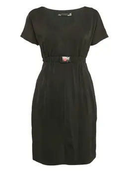 Moschino Pre-Owned: Чёрное платье 