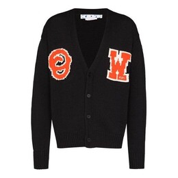 Off-White: Свитер с v-образным вырезом 