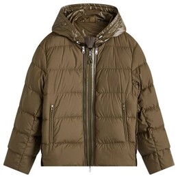 Moncler: Коричневая куртка 