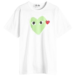 Comme Des Garçons Play: Белая футболка 