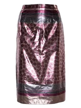 Burberry Pre-Owned: Розовая юбка 