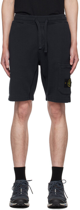 Stone Island: Тёмные шорты 