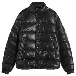 Moncler: Блестящая куртка 