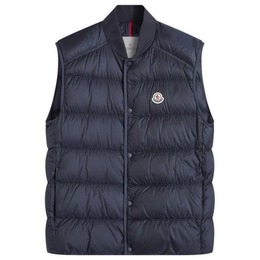 Moncler: Трикотажный пуховик 