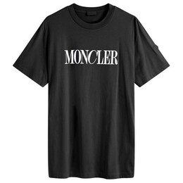 Moncler: Чёрная футболка 