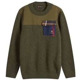 Barbour: Зелёный свитер 