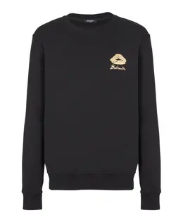 Balmain: Толстовка с принтом 
