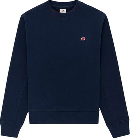 New Balance: Синяя толстовка  Core