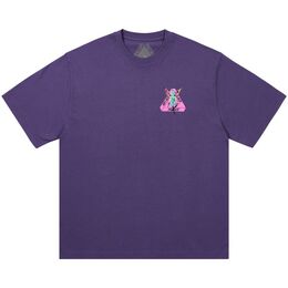 Palace: Фиолетовая футболка 
