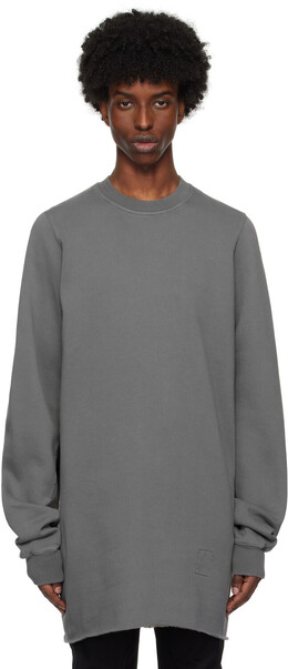 Rick Owens Drkshdw: Серая толстовка 