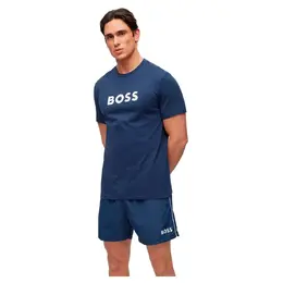 BOSS: Синяя футболка 