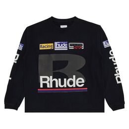 Rhude: Футболка с длинным рукавом 