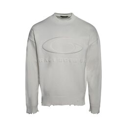 Balenciaga: Светлый свитер 