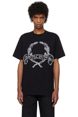 Moschino: Чёрная футболка 