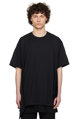 Comme des Garçons Homme Plus: Чёрная футболка 