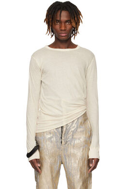 Rick Owens: Белая футболка  LS