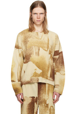 Homme Plissé Issey Miyake: Футболка с надписями 