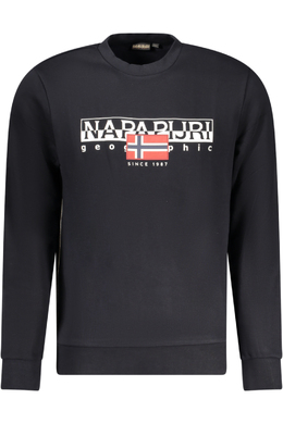 Napapijri: Чёрная толстовка 
