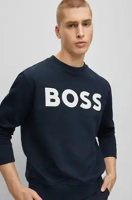 BOSS Orange: Синяя толстовка 