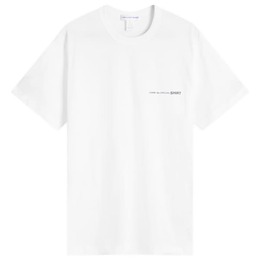 Comme Des Garcons Shirt: Белая футболка 