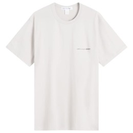 Comme Des Garcons Shirt: Бежевая футболка 