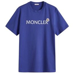 Moncler: Синяя футболка 