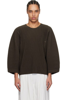 Homme Plissé Issey Miyake: Футболка с надписями 