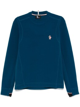 Moncler Grenoble: Синяя толстовка 
