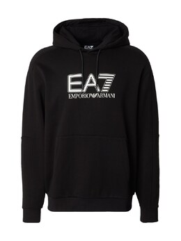 EA7 Emporio Armani: Чёрная толстовка 