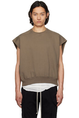 Rick Owens Drkshdw: Серая толстовка  Jumbo