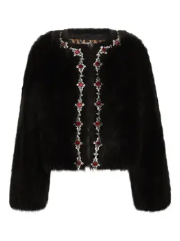 Dolce & Gabbana: Коричневая куртка 