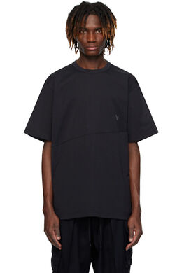 Y-3: Чёрная футболка 