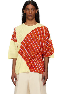 Homme Plissé Issey Miyake: Футболка в клетку 