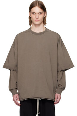 Rick Owens Drkshdw: Серая футболка  Hustler