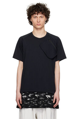 Comme des Garçons Homme Plus: Чёрная футболка 